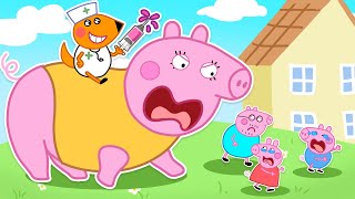 Mummy Pigs turned into Fat Pig  Funny Peppa Pig Try Not To Laugh [upl. by Bigford]