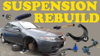 How to Replace Control arms Tie Rods and Stabilizer Links [upl. by Teirrah900]