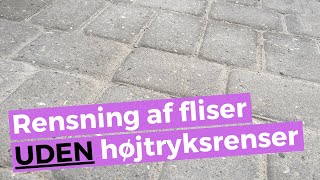 Fliserens uden højtryksrenser stenmel  Pas på dine sten [upl. by Luapleahcim846]