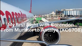 My first flight with Corendon Airlines [upl. by Quenby]