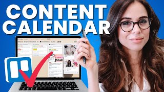 How To Create A Content Calendar For Social Media With TRELLO  The Ultimate Content Strategy Tool [upl. by Kerge525]