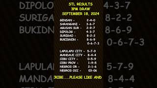 STL Result Today 300 pm draw September 18 2024 shorts [upl. by Mall17]