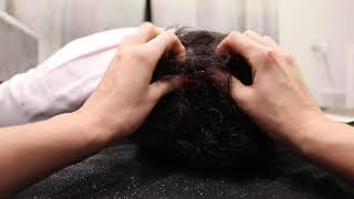 SCRAPING MY BOYFRIEND’S SCALP WITH NAILS  DANDRUFF SCRAPING WITH NAILS BRUSH amp A COMB ASMR [upl. by Sissie]