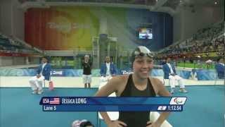 Jessica Long Swimming Womens 100m Butterfly  Beijing 2008 Paralympic Gamesmov [upl. by Anyahc704]