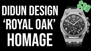 Didun Design Royal Oak Homage Review  The Best Budget AP Royal Oak Homage [upl. by Riedel]