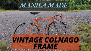 Looking Brand New with Vintage Colnago Frame Manila Made [upl. by Nylla]