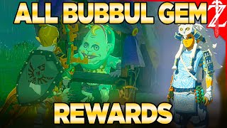 All Bubbul Gem Rewards from Koltin amp Mystic Armor  Tears of the Kingdom [upl. by Behlau]