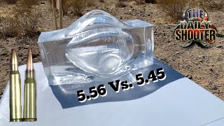 556 Vs 545 Ballistics Gel Test [upl. by Kentiga]