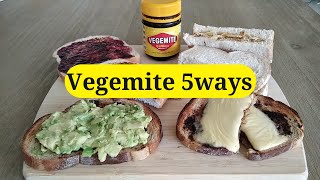 Vegemite 5 Ways  How to eat Vegemite [upl. by Aicirtan]