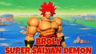 Dragon Ball Z Ultimates 2 Broly Transforms Into Super Saiyan Demon DBZ Stop Motion Film [upl. by Georglana]