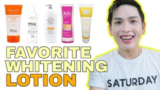 WHITENING LOTION FAVORITES LESS THAN 200 PESOS LANG LAHAT SIR LAWRENCE [upl. by Atsedom154]