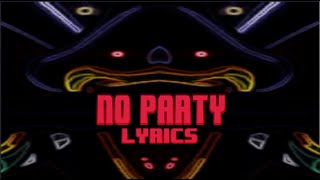 Friday Night Funkin VS Marios Madness V2  No Party  Lyrics [upl. by Boles]