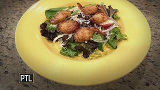 Cooking with Rania Crispy Panko Shrimp Salad [upl. by Tommy]