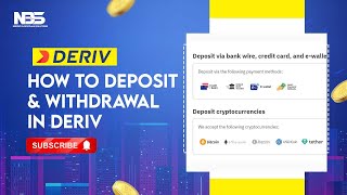 How to Deposit and Withdrawal in Deriv  Topic 2  NBS 2023 [upl. by Atiseret]