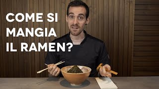 Come si mangia il Ramen Ecco come fare [upl. by Senn645]