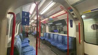 London Underground  First person journey  Wanstead to Tottenham Court Road [upl. by Inalial331]