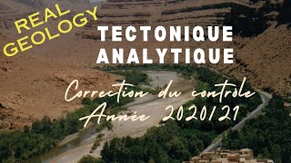 Tectonique correction contrôle déformation cassante année 202021 [upl. by Seluj742]