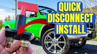 Install a Quick Disconnect on Your Vehicle [upl. by Coppins855]