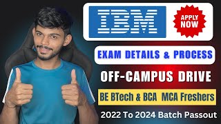 IBM Off Campus Drive 2024  Exam Details amp Process [upl. by Moberg]