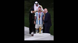 Lionel messi gold medal lane ke time nice looks🥰🏆trending music viralvideo ytshorts shorts [upl. by Begga790]