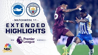 Brighton v Manchester City  PREMIER LEAGUE HIGHLIGHTS  1192024  NBC Sports [upl. by Ttenrag140]