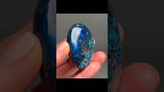 Blue shattuckite crystals viralvideo shattuckite shorts minerals [upl. by Suivatco]