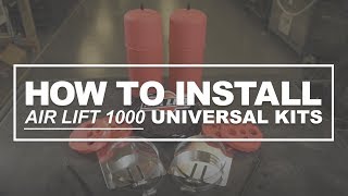 How to install Air Lift 1000 Universal Kits [upl. by Anpas]