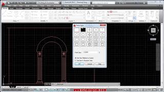 Autocad kemerkapi çizimi devamı [upl. by Anelec776]