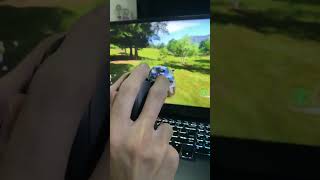 PC Forza Horizon 4 in adaptive trigger PS5 controller [upl. by Llewxam]