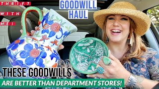 THESE GOODWILLS ARE BETTER THAN DEPARTMENT STORES  Thrift Haul  Thrift For Resale  Goodwill Haul [upl. by Cody]