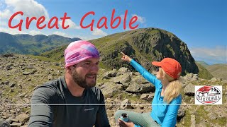 Great Gable from Honister Pass Scramble Route Lake District Green Gable Brandreth Grey Knotts [upl. by Ahseki]