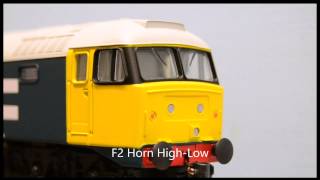 Hornby Railroad Class 47 TTS Sounds [upl. by Sirromed]