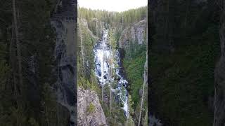 Kepler Cascades Waterfall Yellowstone [upl. by Eifos]