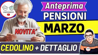 INPS⚠️ PENSIONI MARZO 2024➡ANTEPRIMA CEDOLINO NOVITà CIRCOLARE IRPEF AUMENTI NETTI IMPORTI DETTAGLIO [upl. by Isawk]