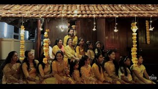 Kerala Haldi Dance Video  Sreelekshmi💕Vishnu  Sreeprasad Jith  Yuva Wedding Company  Vennakallil [upl. by Ecyob]