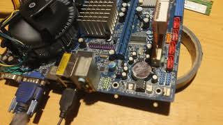 UPGRADE BIOS MAINBOARD ASROCK G41MVS3 USE USB FLASH DISK [upl. by Melvena]