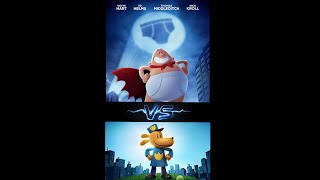 Dog Man Movie Trailer vs Captain Underpants The First Epic Movie Trailer [upl. by Pettiford]