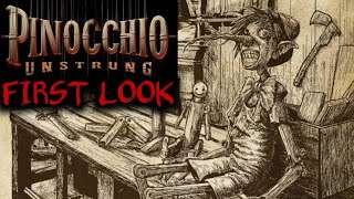 Pinocchio Unstrung FIRST LOOK  Pinocchio HORROR movie [upl. by Weiman]