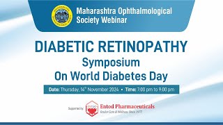 MOS WEBINAR  DIABETIC RETINOPATHY Symposium On World Diabetes Day [upl. by Angell]