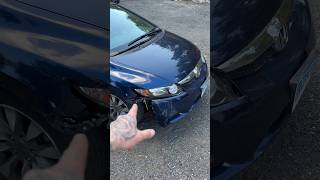 Honda Civic in for Front End Damage cars honda civic repair [upl. by Zippora337]