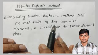 newton raphson method of numerical methods  Statical method  SNME [upl. by Efron]