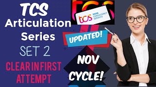 TCS Wings1 Articulation MCQ  Important ques for Nov cycle articulation tcs wings1 [upl. by Naltiac]