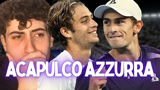 ARNALDI e COBOLLI gli AZZURRI da PAURA ad ACAPULCO ATP Acapulco Dubai e Santiago [upl. by Kobi]