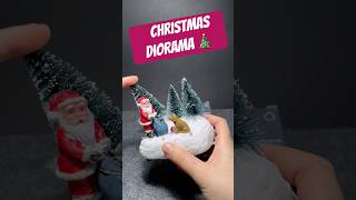 Part 1  What’s now   Christmas diorama  🎄 diy diorama christmas santa miniature [upl. by Suivatal101]