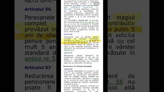 Tabel cu vârstele de pensionare și stagiile de cotizare [upl. by Ttocserp]