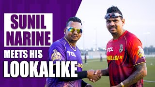 Meet Sunil Narines Lookalike Fan  Ajay Kapoor From Gurgaon  Kolkata Knight Riders [upl. by Eneirda]