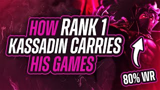 Rank 1 Kassadin How The BEST Kassadin TAKES OVER Challenger Elo [upl. by Marcell]