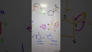 Alcohol reaction with acids  Ring expansion shorts youtubeshorts [upl. by Dewitt]