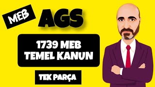 AGS 2025  1739 MEB TEMEL KANUNUTEK PARÇA FULL TEKRAR [upl. by Ominoreg]