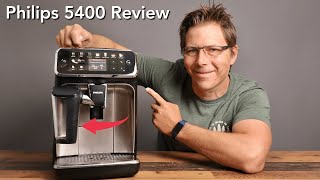 Philips 5400 LatteGo Superautomatic Coffee Machine Review [upl. by Yrannav]